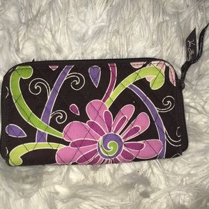 Vera Bradley Purple Punch print wallet !!
